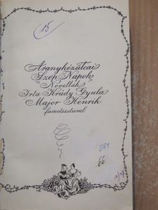 Krúdy Gyula - Aranykézutcai Szép Napok [antikvár]