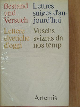 Albert Bächtold - Bestand und Versuch [antikvár]