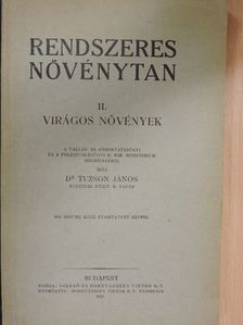 Dr. Tuzson János - Rendszeres növénytan II. [antikvár]