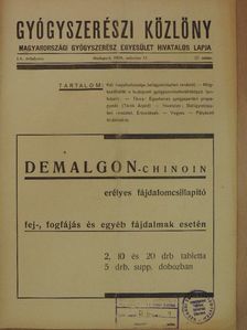 Török Árpád - Gyógyszerészi Közlöny 1939. március 11. [antikvár]