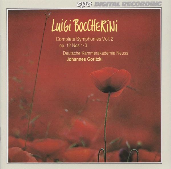 BOOCCHERINI - SYMPHONIES VOL.2 CD GORITZKI