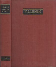 V. I. LENIN - Lenin összes művei 16. kötet [antikvár]