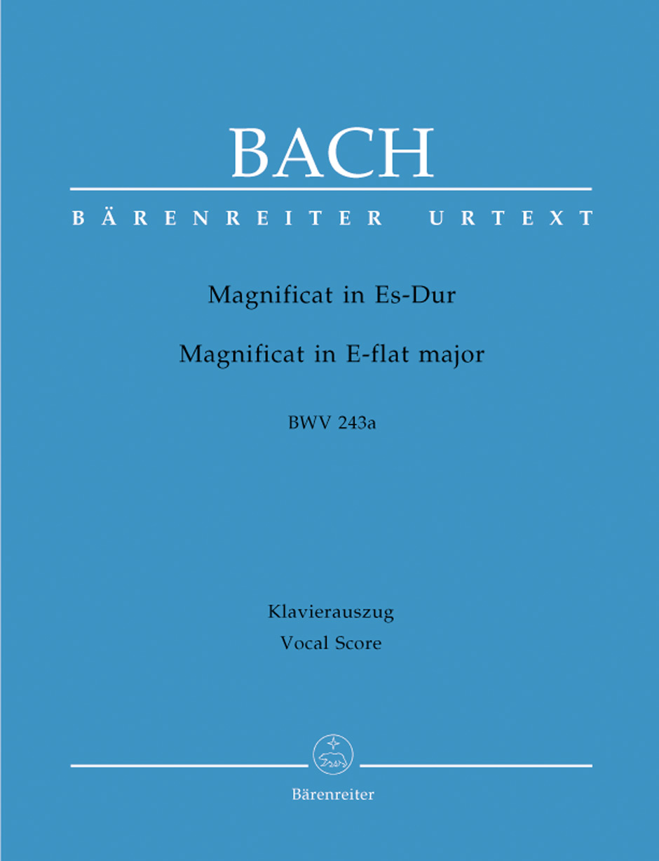 J. S. Bach - MAGNIFICAT IN ES-DUR BWV 243a, KLAVIERAUSZUG URTEXT (MÜLLER/HEIMBUCHER)