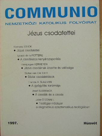 Francis A. Sullivan - Communio 1997. Húsvét [antikvár]