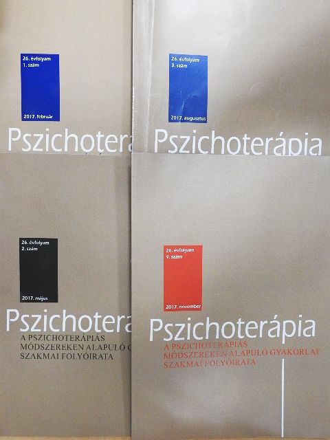 Berger Noémi - Pszichoterápia 2017/1-4. [antikvár]