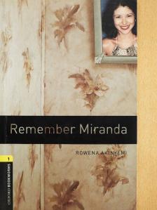 Rowena Akinyemi - Remember Miranda [antikvár]