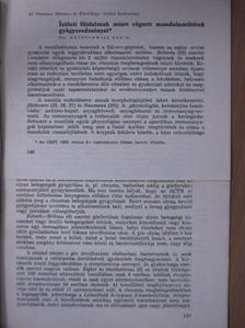 Dr. Kratochwill Ede - Ízületi fájdalmak miatt végzett mandulaműtétek gyógyeredményei [antikvár]
