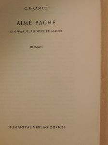 C. F. Ramuz - Aimé Pache [antikvár]