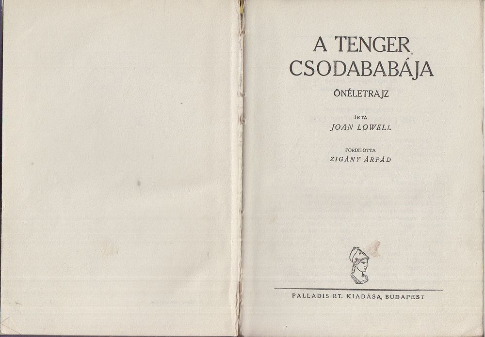 Joan Lowell - A tenger csodababája [antikvár]