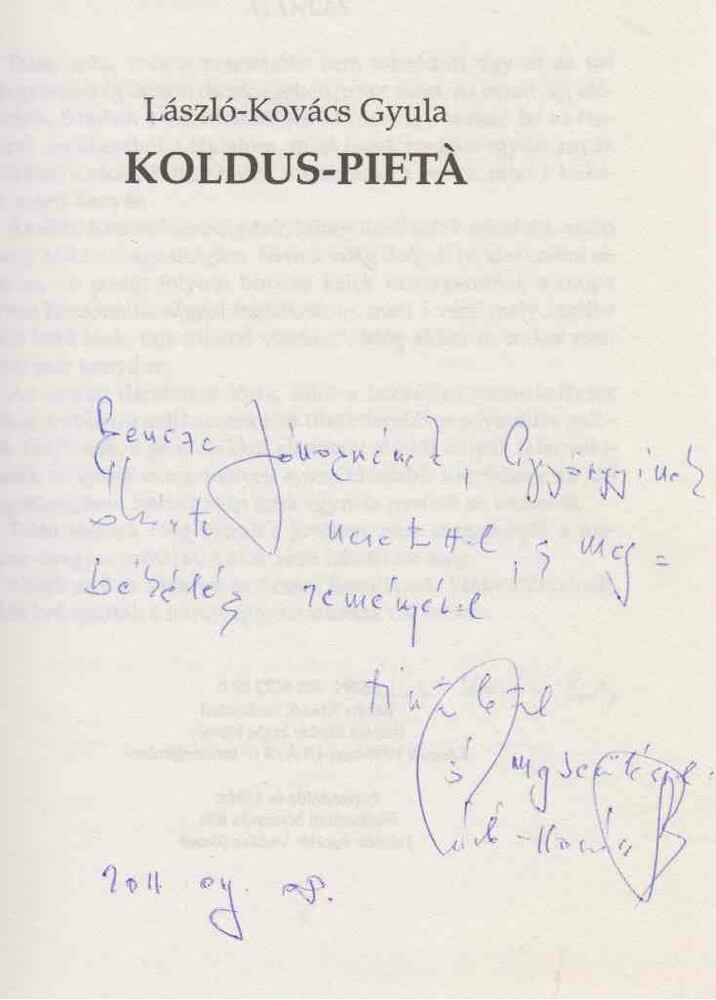 László-Kovács Gyula - Koldus-pieta (dedikált) [antikvár]