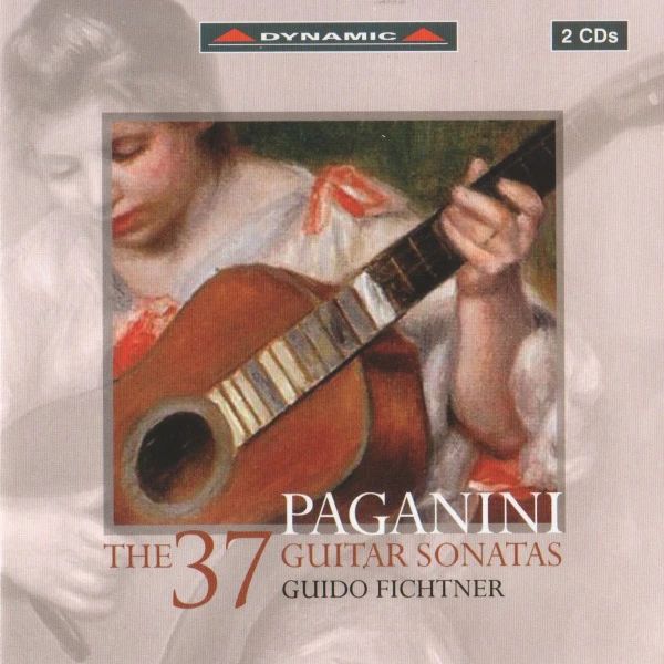 PAGANINI - THE 37 GUITAR SONATAS 2CD GUIDO FICHTNER