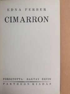Edna Ferber - Cimarron [antikvár]