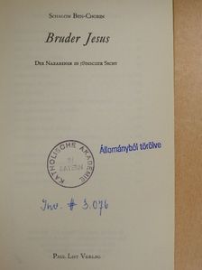Schalom Ben-Chorin - Bruder Jesus [antikvár]