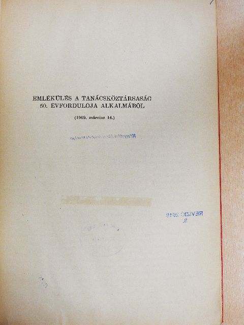 Hajdú Tibor - Emlékülés a Tanácsköztársaság 50. évfordulója alkalmából [antikvár]