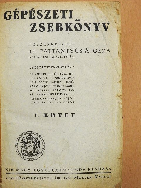 Bakó László - Gépészeti zsebkönyv I-II. [antikvár]