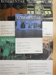 Bödők Gergely - Kommentár 2016. (nem teljes évfolyam) [antikvár]