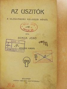 Benda Jenő - Az uszitók [antikvár]