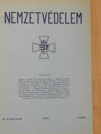 Borbély Andor - Nemzetvédelem 1956/1. [antikvár]