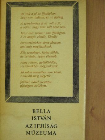 Bella István - Az ifjúság múzeuma [antikvár]