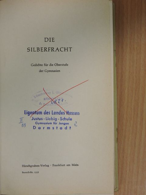 Angelus Silesius - Die Silberfracht [antikvár]