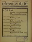 Török Árpád - Gyógyszerészi Közlöny 1937. december 11. [antikvár]