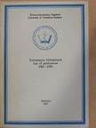 Tudományos közlemények 1981-1985 [antikvár]