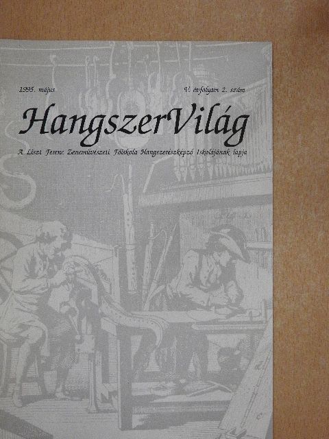 Kormos Gyula - HangszerVilág 1995. május [antikvár]
