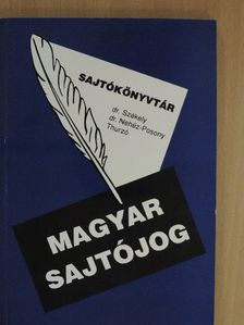 Dr. Nehéz-Posony István - Magyar sajtójog [antikvár]