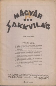 Magyar Sakkvilág 1928. Április. [antikvár]