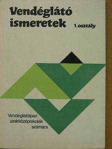 Markovits Györgyi - Vendéglátó ismeretek 1. [antikvár]