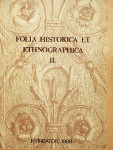 Istvánovics Eszter - Folia Historica et Ethnographica II. [antikvár]
