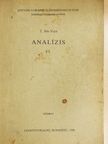 T. Sós Vera - Analízis I/1. [antikvár]