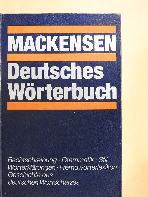 Lutz Mackensen - Deutsches Wörterbuch [antikvár]
