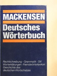 Lutz Mackensen - Deutsches Wörterbuch [antikvár]