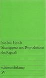 Hirsch, Joachim - Staatsapparat und Reproduktion des Kapitals [antikvár]