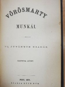Vörösmarty Mihály - Vörösmarty munkái IV. [antikvár]