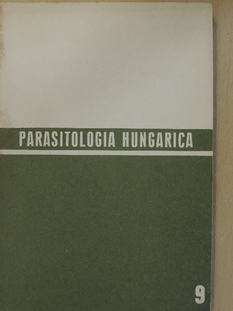 Csaba György - Parasitologia Hungarica 1976/9. [antikvár]