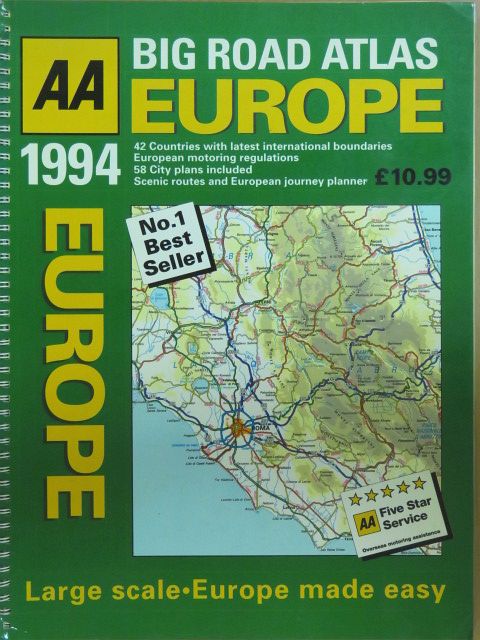 Big Road Atlas Europe [antikvár]