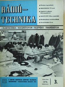 Bassó Andor - Rádiótechnika 1976. március [antikvár]