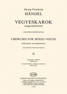 HAENDEL - VEGYESKAROK ZONGORAKÍSÉRETTEL II (ORATÓRIUM-RÉSZLETEK) NAGY O.-RAICS I.