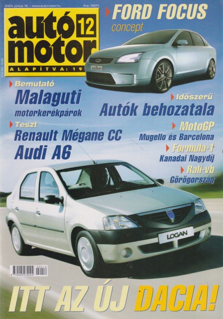 Szabó Róbert - Autó-Motor 2004. június 16. [antikvár]