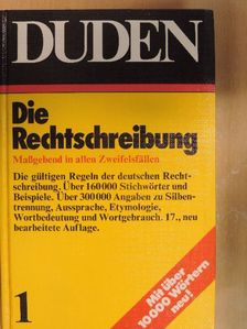 Duden 1 - Die Rechtschreibung [antikvár]