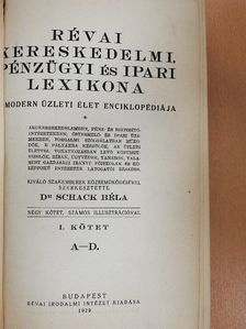 Révai kereskedelmi, pénzügyi és ipari lexikona I-IV. [antikvár]