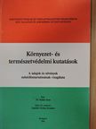 Dr. Kádár Imre - Környezet- és természetvédelmi kutatások [antikvár]