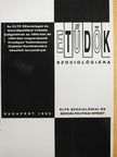 Erőss Gábor - Etűdök szociológiára [antikvár]