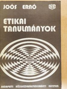 Joós Ernő - Etikai tanulmányok [antikvár]