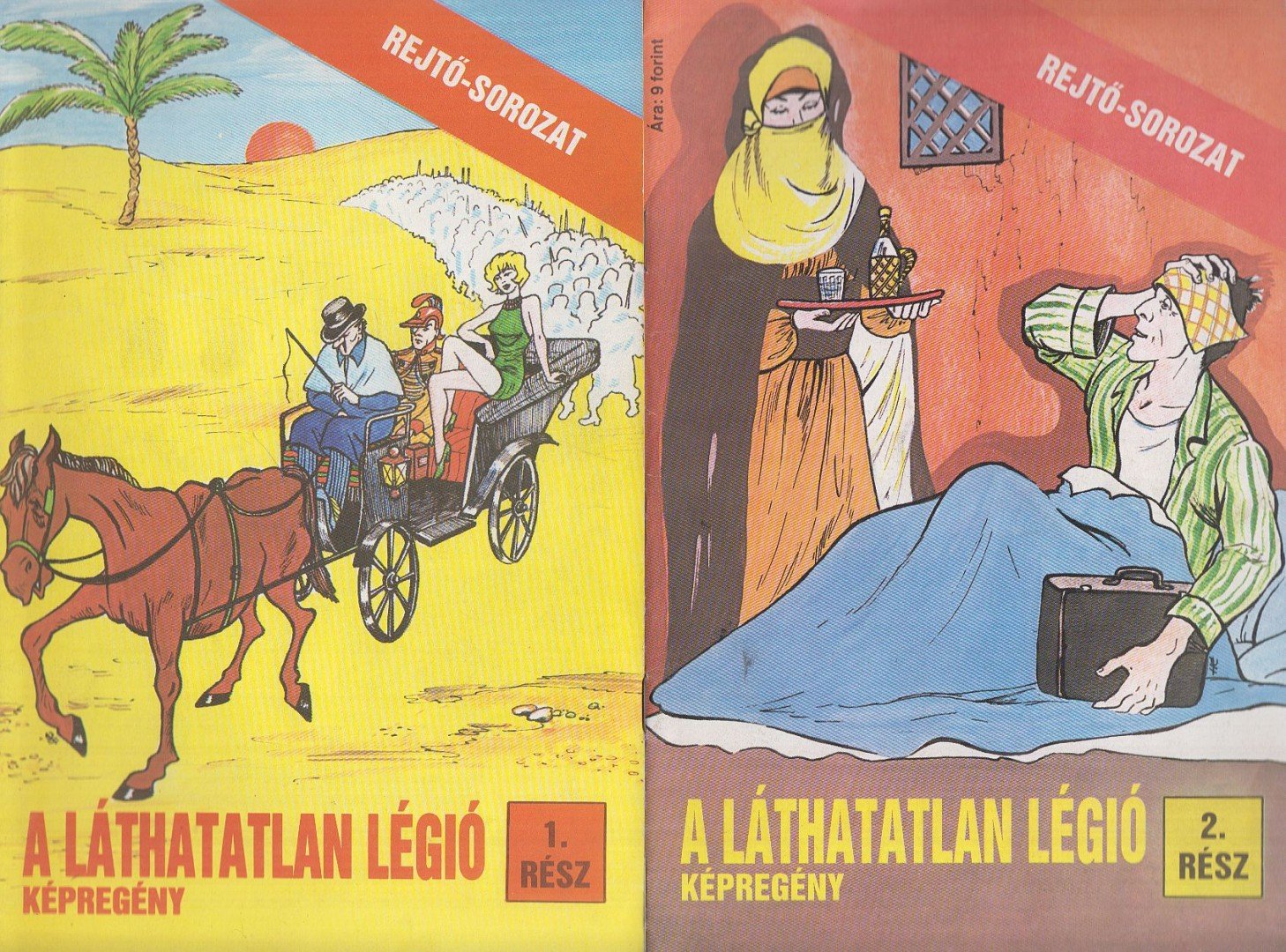 Rejtő Jenő, Cs. Horváth Tibor - A láthatatlan légió 1-2. rész [antikvár]