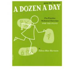 BURNAM,EDNA-MAE - A DOZEN A DAY BOOK TWO:ELEMENTARY,TECHNICAL EXERCICES FOR PIANO