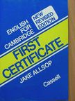 Jake Allsop - English for Cambridge First Certificate [antikvár]