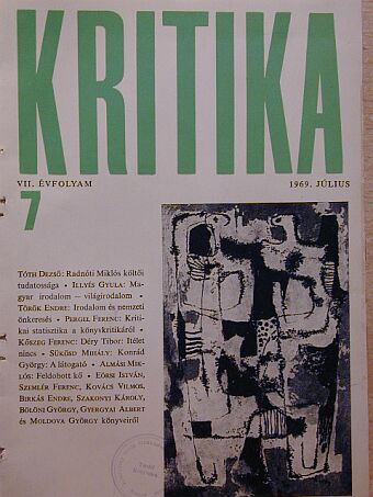 Déry Tibor - Kritika 1969. (nem teljes évfolyam) [antikvár]